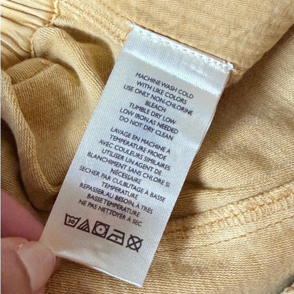 Free People Women’s Chino Shorts Sun Yellow Size S - Picture 10 of 11